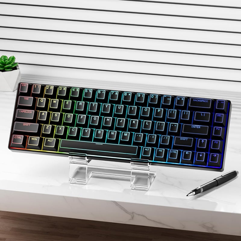GMKWTL أغطية مفاتيح XVX السوداء اللامعة، مجموعة أغطية مفاتيح Doubleshot PBT بملف تعريف Cherry، 142 مفتاح لأغطية المفاتيح، توافق عالمي مع لوحات المفاتيح الميكانيكية 60% 65% 75% 80% 100% مع مفاتيح MX - Image 2